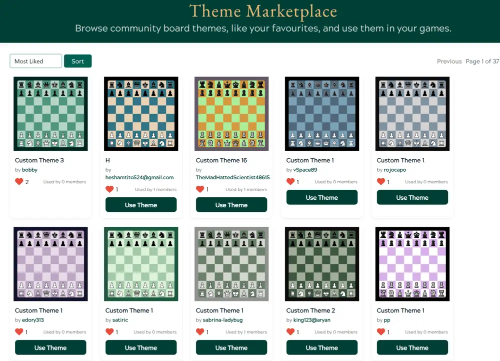 Image of the Theme Marketplace